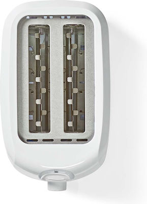 Nedis Toaster 2 Slots 700W White