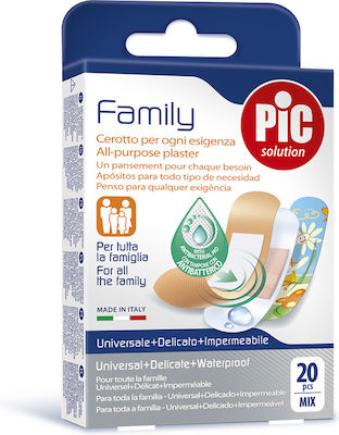 PiC Solution Plasturi Autoadezivi Family 20buc