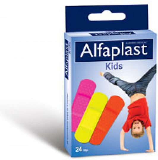 Karabinis Medical Alfaplast Παιδικά Αυτοκόλλητα Επιθέματα σε Δύο Μεγέθη 24τμχ