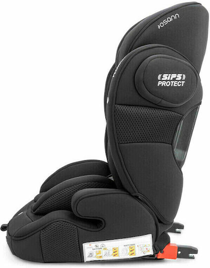 Osann Flux Klimax Καθισματάκι Αυτοκινήτου με Isofix All Black 21 15-36 kg