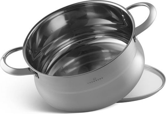 Edenberg Cookware Set Stainless Steel Silver 6 Pieces