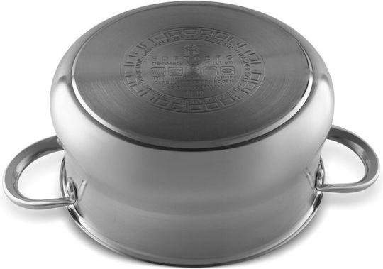Edenberg Cookware Set Stainless Steel Silver 6 Pieces