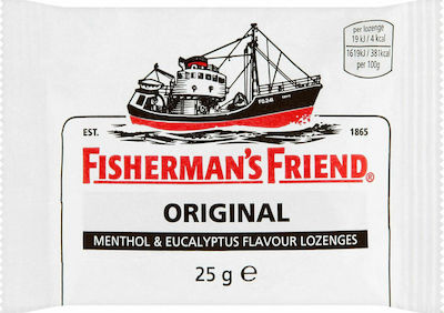 Fisherman's Friend Original Pastile pentru tuse și dureri în gât Extra Strong Mentol și Eucalipt 25gr