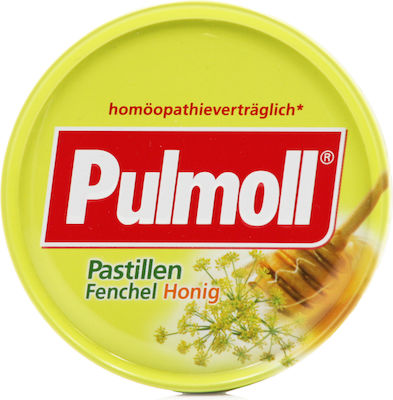 Pulmoll Καραμέλες Lozenges Gluten-Free Honey & Fennel 75gr