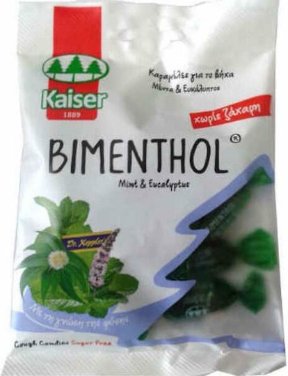 Kaiser 1889 Bimenthol Lozenges Gluten-Free Eucalyptus & Mint 75gr 19pcs
