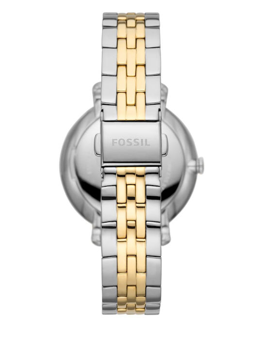 Fossil Jacqueline Кварцов Часовник с Метална Верижка