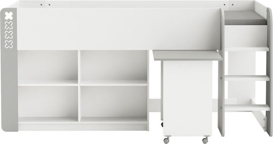 Haspen Υπερυψωμένο Μονό για Στρώμα 90x200cm