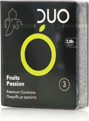 Duo Fruits Passion Condoms Fruits Passion 3pcs