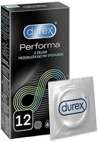 Durex Προφυλακτικά Performa 12τμχ 56mm με Επιβραδυντικό Natural