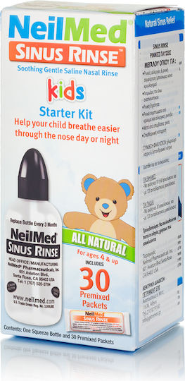 NeilMed Sinus Rinse Kids Starter Kit Система за промиване на носа за деца на възраст над 4 години