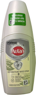 Autan Defense Plant Based Insect Repellent Lotion In Spray Suitable for Child 100ml