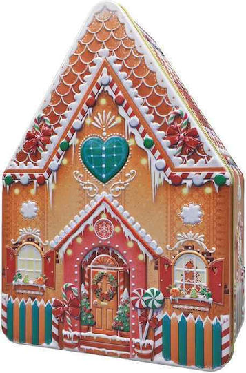 JK Home Decoration Χριστουγεννιάτικη Μεταλλική Φιγούρα Κουτί Ύψους 23εκ.