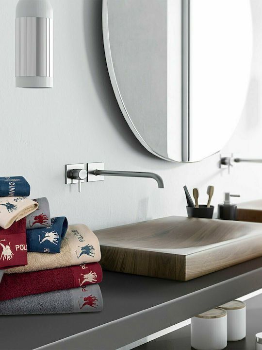 Greenwich Polo Club Hand Towel 2673 Blue / Bordeaux 4 Pieces Weight 480gr/m²