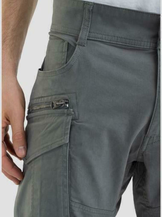 Trousers Cargo Elastic in Regular Fit Gray