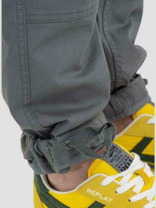 Trousers Cargo Elastic in Regular Fit Gray