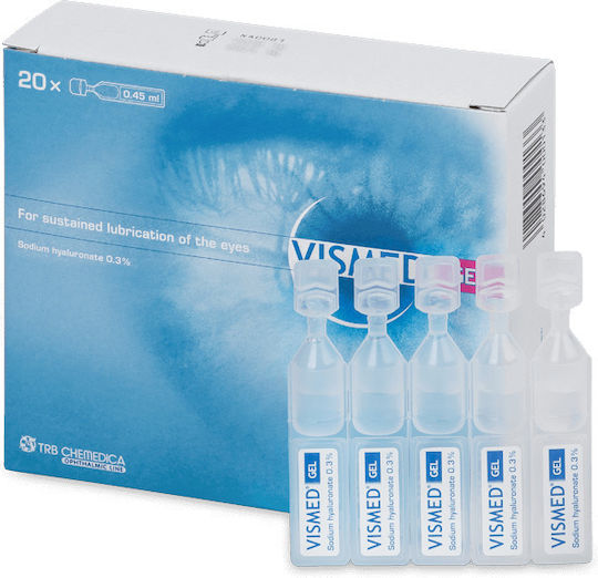 TRB Chemedica Vismed Gel Dry Eye Drops with Hyaluronic Acid 20x0.45ml