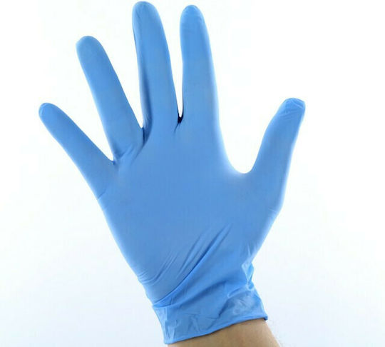 GMT Super Gloves Nitrile Examination Gloves Powder Free Blue 100pcs