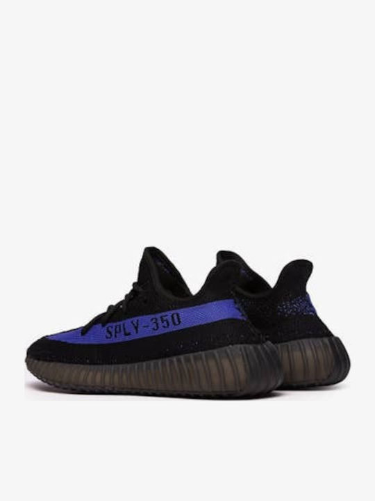 Yeezy Boost 350 V2 Мъжки Маратонки Core Black / Dazzling Blue