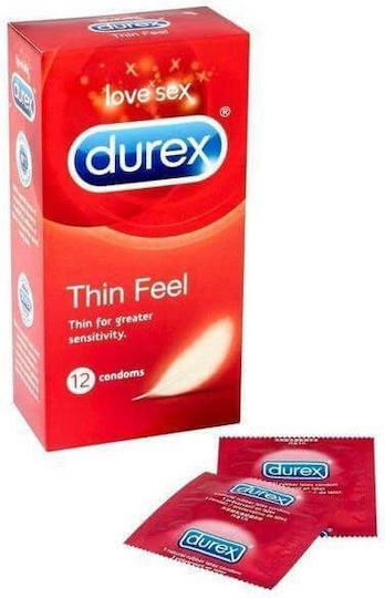 Durex Prezervative Feel Thin 12 buc 56mm Natural
