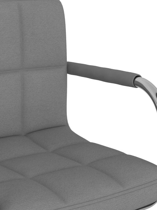 vidaXL Office Chair with Arms Open Grey