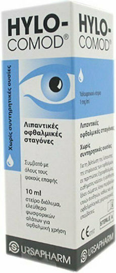 Ursapharm Hylo Comod Dry Eye Drops with Hyaluronic Acid 10ml