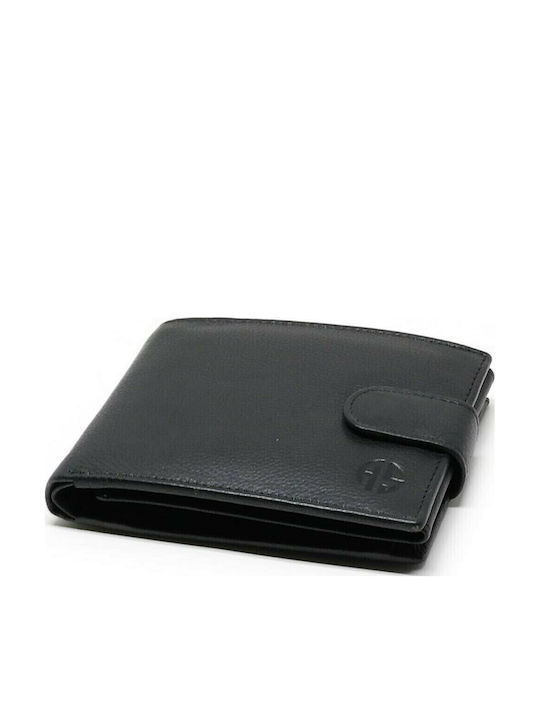 Δερμάτινο Ανδρικό Πορτοφόλι με RFID Μαύρο