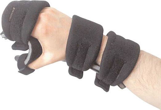 Ortholand K/1557 Functional Restling Splint Νάρθηκας Καρπού Αριστερής Πλευράς σε Μαύρο Χρώμα