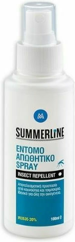 Summerline Insect Εντομοαπωθητική Λοσιόν σε Spray Κατάλληλη για Παιδιά 100ml