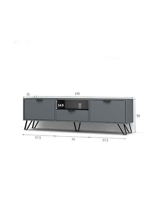 TV-Ständer Jasmine Karädi M170xT35xH50cm