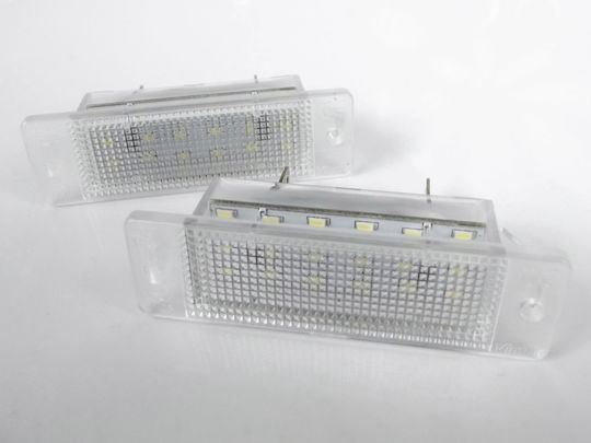 Einparts Lumini pentru plăcuțele de înmatriculare Lumini LED 12V pentru Opel Astra / Calibra 2buc