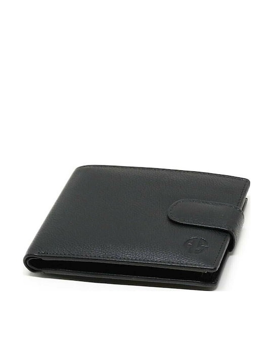 Leder Herren Geldbörse Klassisch mit RFID Schwarz