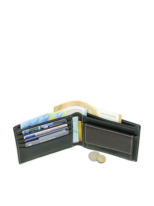 Leather Men's Wallet Classic with RFID Black