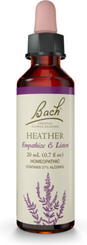 Bach Heather Blütenessenzen in Drops für Entspannung 20ml