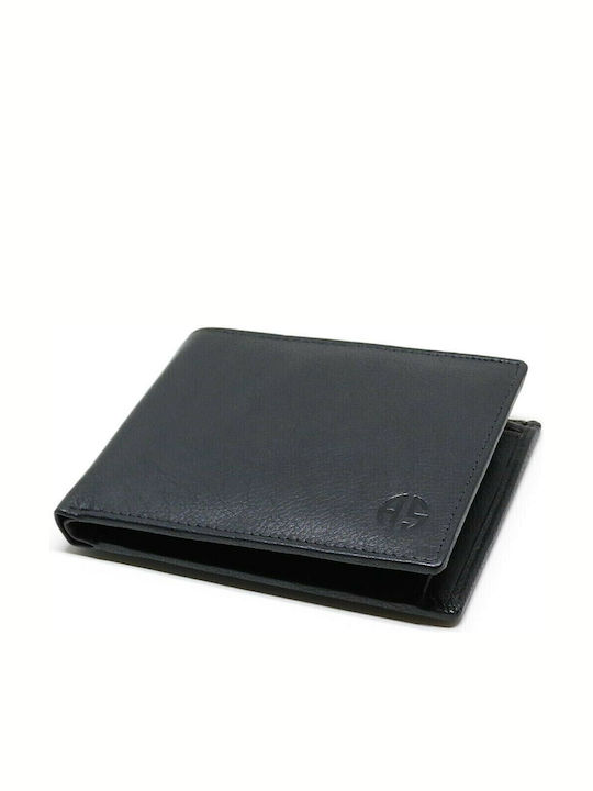 Δερμάτινο Ανδρικό Πορτοφόλι με RFID Μαύρο