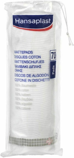 Hansaplast 100% Cotton Pads for Makeup Removal 70pcs