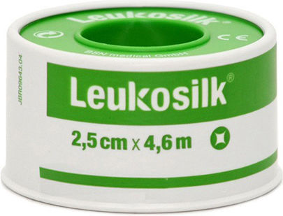 BSN Medical Leukosilk Μεταξωτή Επιδεσμική Ταινία 2.5cm x 4.6m