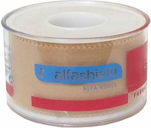 Alfashield Alfa Rolls Υφασμάτινη Επιδεσμική Ταινία 2.5cm x 5m