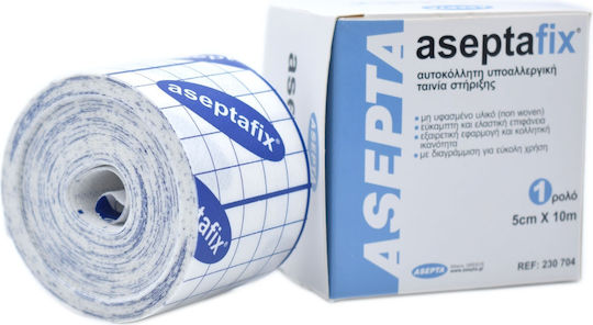 Asepta AseptaFix Μη Υφασμένη Επιδεσμική Ταινία 5cm x 10m