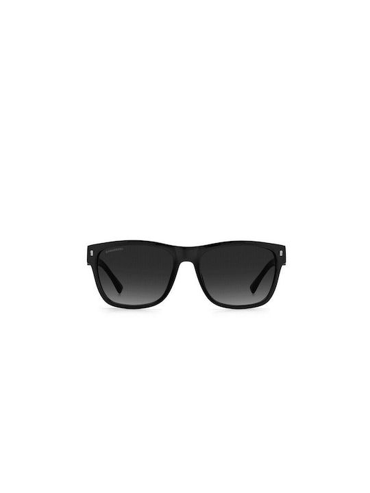 Dsquared2 D2 Men's Sunglasses with Black Plastic Frame and Black Gradient Lens D2 0004S 807/9O