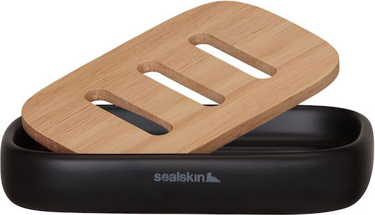 Sealskin Mind Σαπουνοθήκη Επιτραπέζια Κεραμική Black