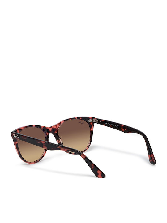 Ray Ban Wayfarer II Унисекс Слънчеви Очила с Кафяви Костенуркови Пластмасови Рамки и Кафяви Преливащи Стъкла