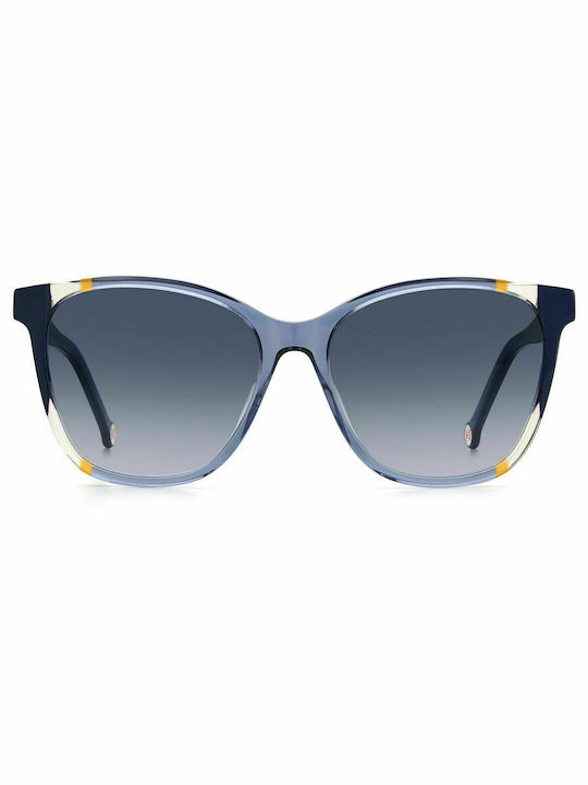 Carolina Herrera Women's Sunglasses with Blue Plastic Frame and Blue Lens CH 0061/S RTC/DG