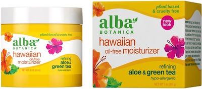 Alba Botanica Jawaian Oil Free Moisturizer Moisturizing Cream Suitable for Oily/Combination Skin with Aloe Vera 85gr