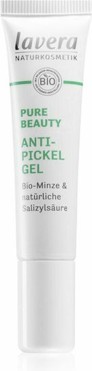 Lavera Pure Beauty Anti Spot Gel Προσώπου κατά των Ατελειών με Προβιοτικά 15ml