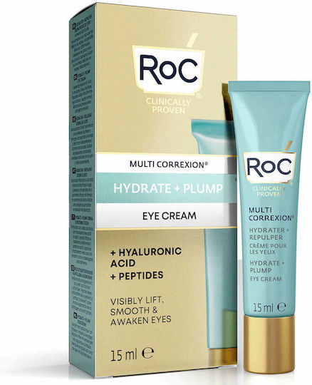 Roc Multi Correxion Gel de Ochi pentru Hidratare și Tonifiere 15ml