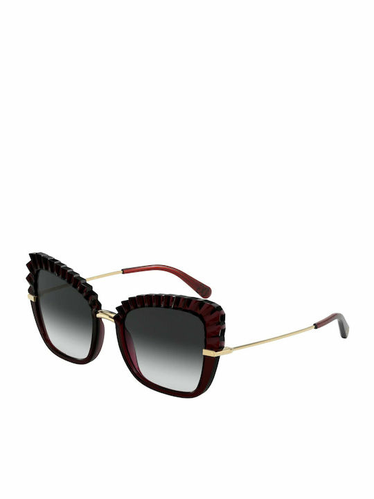 Dolce & Gabbana Sonnenbrillen Burgundisch mit Mixed Gestell