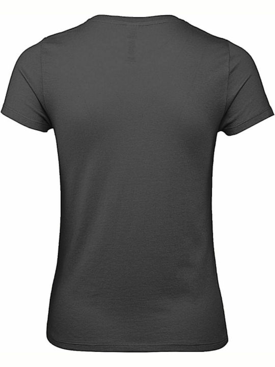 B&C E150 Women's Short Sleeve Promotional T-Shirt Used Black