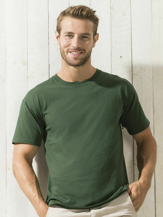 Fruit of the Loom Ringspun Premium T Werbe-T-Shirt Bottle Green