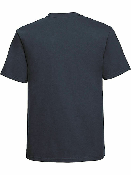 Russell Europe Classic Heavyweight T Men's Short Sleeve Promotional T-Shirt French Navy