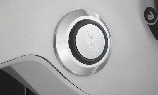 Weber Genesis SX-435 Газово Барбекю Чугунена Решетка 86брx48брсм. с 4 бр 14.1кВт и Страничен Нагревател